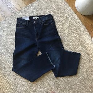 NWT Harper Heritage High Rise Straight Crop Jeans